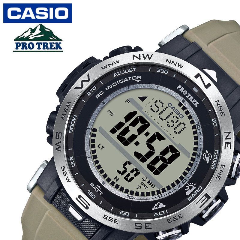 (電池交換不要) ソーラー 電波時計 CASIO 腕時計 カシオ 時計 プロトレック クライマーライン PROTREK Climber Line メンズ 男性 ブラウン PRW-30-5JF [ 人気 おしゃれ デジタル 防水 頑丈 山 登山 釣り 海 川 陸上競技 ] 新生活 プレゼント ギフト クリスマス 2022