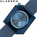 【10%OFF 1760円引】 クラス14腕時計 KLASSE14時計 KLASSE 14 腕時計 クラス 時計 イレギュラリー スクエア マリオ ノービル IRREGULARLY SQUARE Mario Nobile 40mm メンズ 男性 レディース 女性 青 WKF20BE002M 個性的 ペア 大学生 アクセ感覚 プレゼント