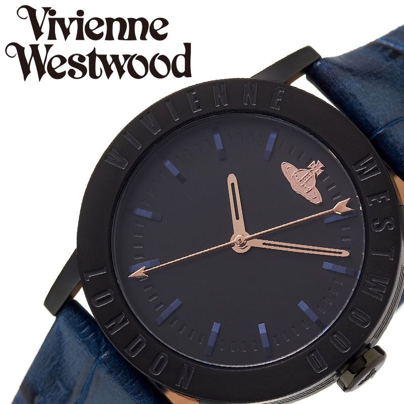 ヴィヴィアンウエストウッド 腕時計 レディース 革ベルト VivienneWestwood 時計 ヴィヴィアン ウエストウッド Vivienne Westwood ビビアン 女性 黒 VV213BKBL 人気 ブランド おしゃれ かわいい レザー ロゴ 記念日 プレゼント ギフト 観光 旅行 遠足 新生活 入学 卒業