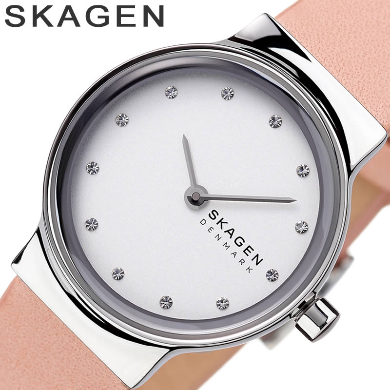 スカーゲン腕時計 SKAGEN時計 SKAGEN 腕時計 スカーゲン 時計 フレヤ FREJA レディース 女性 ホワイト SKW2770 [ 人気 おしゃれ かわいい 北欧デザイン ラウンド シンプル ブランド ファッション 学生 大学生 ] プレゼント ギフト 2023 観光 旅行 遠足