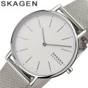 スカーゲン腕時計 SKAGEN時計 SKAGEN 腕時計 スカーゲン 時計 シグネチャー SIGNATUR ホワイト SKW2785 人気 おしゃれ かわいい 北欧 ラウンド アナログ シンプル カジュアル ブランド ファッション 学生 大学生 ギフト 新生活 入学 卒業
