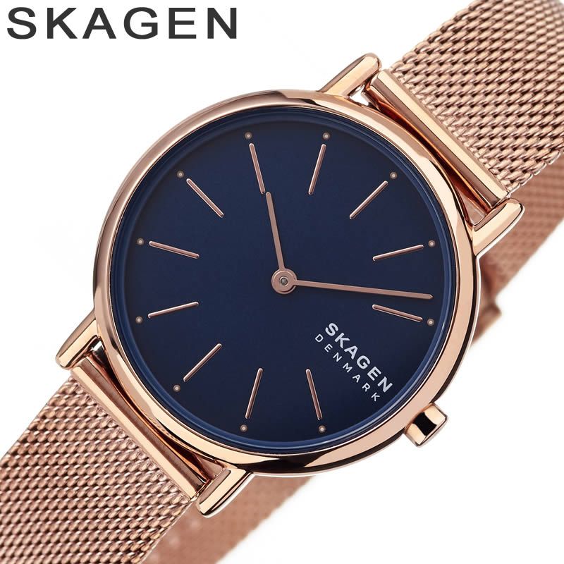 スカーゲン スカーゲン腕時計 SKAGEN時計 SKAGEN 腕時計 スカーゲン 時計 シグネチャー SIGNATUR レディース 女性 ネイビー SKW2837 人気 おしゃれ かわいい 北欧 アナログ シンプル ブランド ファッション 学生 大学生 プレゼント ギフト 2024 観光 旅行 遠足 新生活 入学 卒業