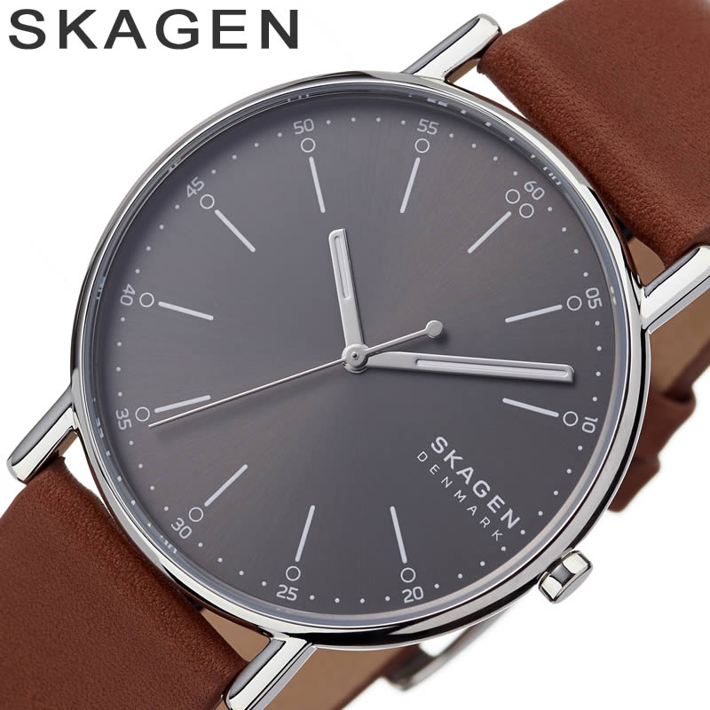 スカーゲン腕時計 SKAGEN時計 SKAGEN 腕時計 スカーゲン 時計 シグネチャー SIGNATUR ユニセックスグレー SKW6578 人気 おしゃれ かわいい 北欧 ラウンド アナログ シンプル ブランド ファッション 学生 大学生 プレゼント ギフト 観光 旅行 遠足 新生活 入学 卒業