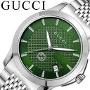 グッチ腕時計 GUCCI時計 GUCCI 腕時計 グッチ 時計 ジータイムレス G-Timeless メンズ 男性 グリーン YA1264108 [ 人気 おすすめ 高級 ブランド 大人 かっこいい メタル ベルト フォーマル ドレス ビジネス 就職 仕事 彼氏 恋人 ブランド プレゼント ギフト ] クリスマス その1