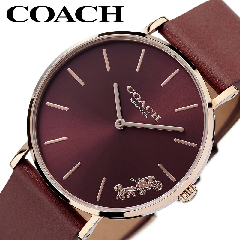 [当日出荷] コーチ腕時計 COACH時計 COACH 腕時計 コーチ 時計 ペリー PERRY レディース 女性 レッド 赤 14503558 シンプル 人気 ブランド おしゃれ かわいい 新生活 誕生日 記念日 プレゼント ギフト クリスマス