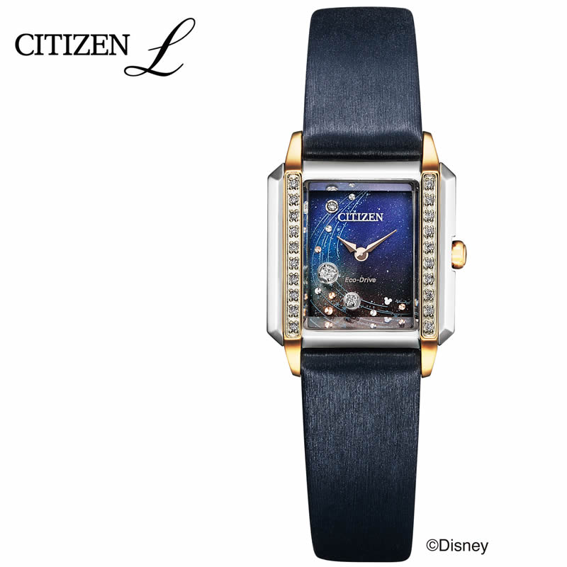 ディズニー 電池交換不要 5年保証 CITIZEN L 腕時計 シチズン エル 時計 ディズニー コレクション ファンタジア Disney Fantasia レディース ネイビー EG7065-06L SDGs サステナブル エシカル 話題 新作 流行 ブランド 女性 ギフト プレゼント 2024 観光 旅行 新生活 入学 卒業