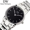 _jGEFgrv DanielWellingtonv Daniel Wellington rv _jG EFg v ACRjbN N Vo[ 36mm Iconic Link Silver fB[X ubN DW00100204 DW yA Jbv Vv NVbN v[ V w 