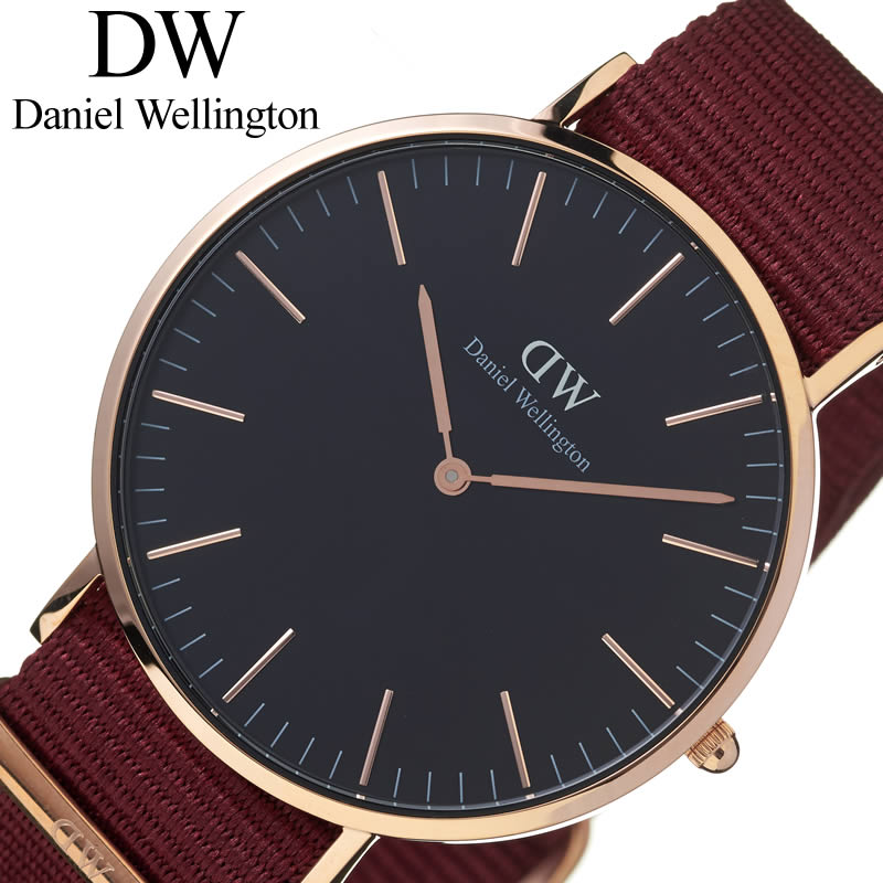 ダニエルウェリントン腕時計 DanielWellington時計 Daniel Wellington 腕時計 ダニエル ウェリントン 時計 ベイズウォーター ローズ 40mm CLASSIC BAYSWATER Rose レディース DW00100269 DW シンプル プレゼント ギフト 人気 ブランド 2024 観光 旅行 遠足 新生活 入学 卒業