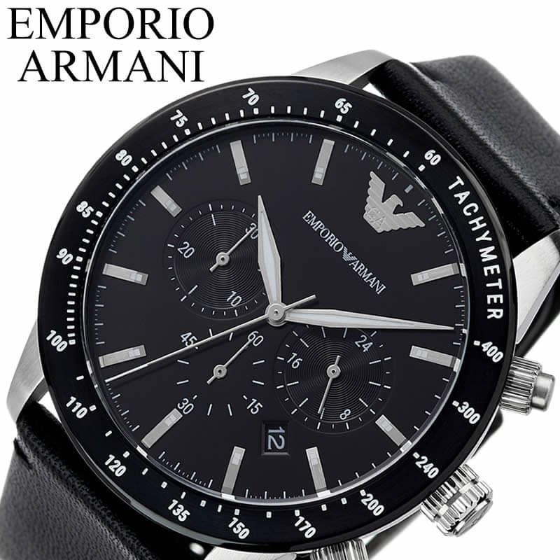 ݥꥪ ޡӻ EMPORIO ARMANI ARMANI ӻ ޡ  ޥꥪ MARIO   ֥å AR11243 ͵ ֥ եå   ӥͥ եޥ ץ쥼 ե 2024 Ѹ ι ­  