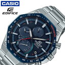 5年保証 CASIO EDIFICE 腕時計 カシオ エディフィス 時計 メンズ ダークネイビー E ...