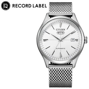 [ 5年保証 ] CITIZEN 腕時計 シチズン 時計 シチズンコレクション レコードレーベル CITIZEN COLLECTION RECORD LABEL メンズ ホワイト NH8390-89A [ 人気 ブランド 復刻 大人 仕事 スーツ シンプル オシャレ 就職 祝い プレゼント ギフト ] クリスマス 2022