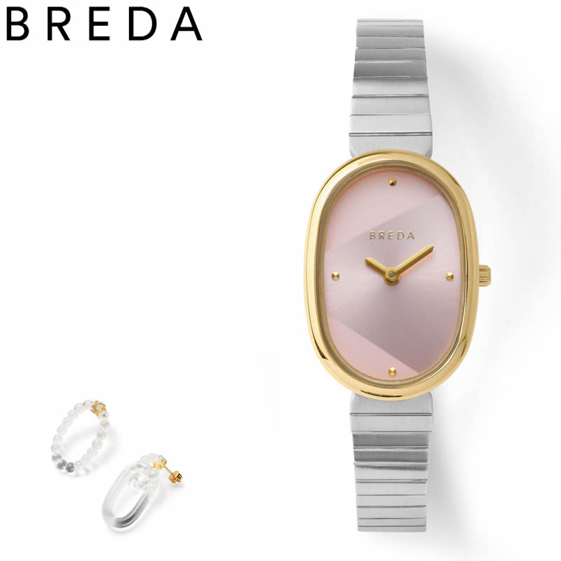 HARIOアクセセット ブレダ 腕時計 ジェーン BREDA JANE 女性 ピンク シルバー 時計 BREDA-1741H-HH 人気 おすすめ おしゃれ ブランド 流行 かわいい 韓国 シンプル インスタ 話題 大学生 淡色 女子 ミニマル コラボ 彼女 記念日 お祝い プレゼント ギフト 新生活 入学 卒業