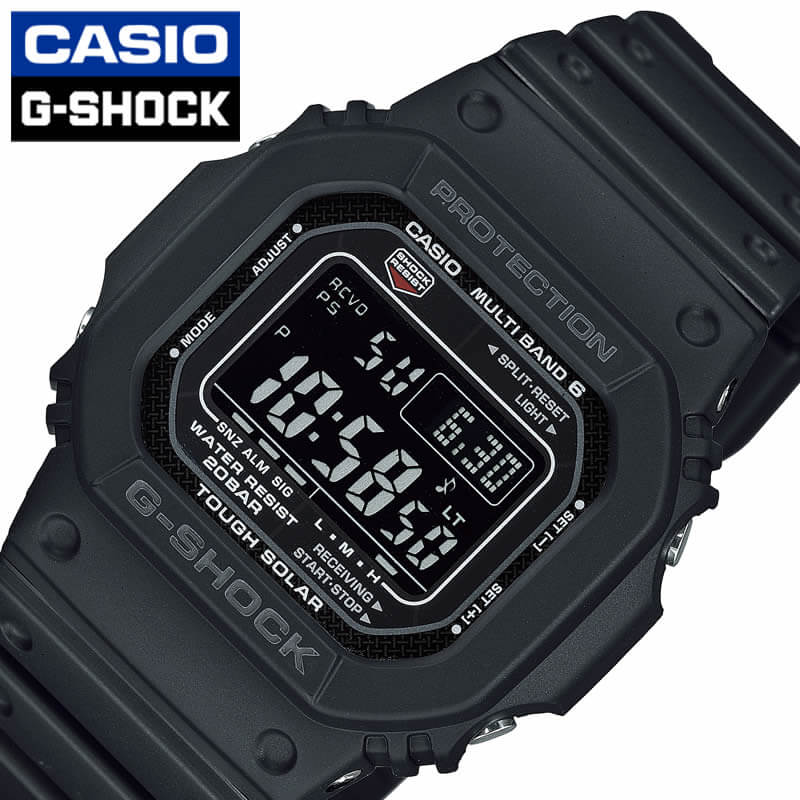 電池交換不要 G-SHOCK ジーショック 電波 ソーラー 時計 カシオ 腕時計 CASIO GSHOCK Gショック GW-M5610 series 男性 向け メンズ 電波ソーラー ソーラー電波 GW-M5610U-1BJF 人気 おしゃれ …