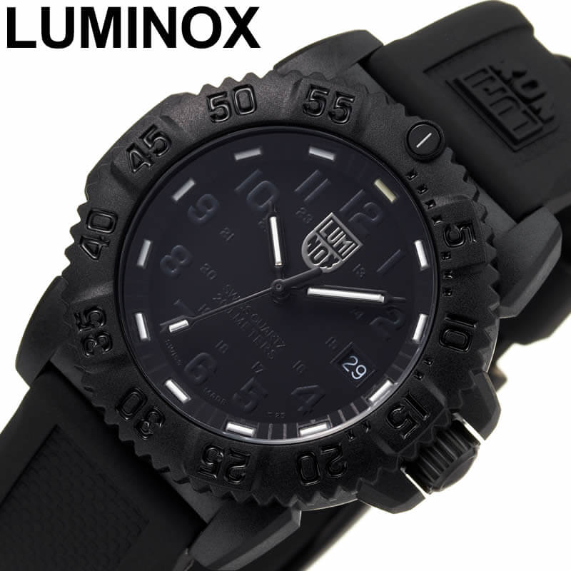 【30代 メンズ 人気ブランド】ルミノックス 腕時計 LUMINOX 時計 ネイビー シールズ カラーマークシリーズ 7050 NAVY SEALS メンズ 男性 ブラック（ブラックアウト） ブラック 人気 ブランド おすすめ おしゃれ ブランド 彼氏 旦那 夫 誕生日 クリスマス プレゼント ギフト