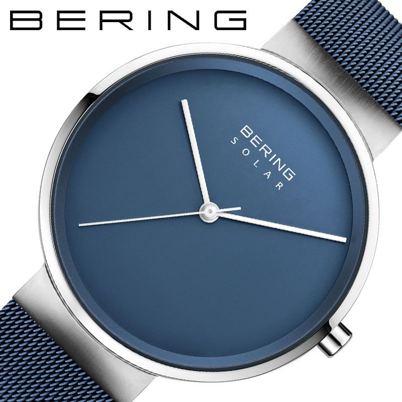 ベーリング 腕時計 メンズ ベーリング 腕時計 BERING 時計 ソーラーコレクション Solar Collection メンズ 男性 ブルー ネイビー ソーラー メッシュベルト 正規品 カップル ペアウォッチ スーツ お祝い 就職 新社会人 息子 10代 20代 30代 人気 おしゃれ ブランド プレゼント 新生活 入学 卒業