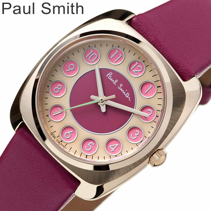 [当日出荷] 【腕元に遊び心を♪】ポールスミス 腕時計 Paul smith 時計 ダイヤル ミニ Dial mini レディース 女性 ライトピンク ピンク クォーツ(電池式) 人気 おすすめ おしゃれ ブランド 大学生 学生 社会人 20代 30代 彼女 プレゼント ギフト