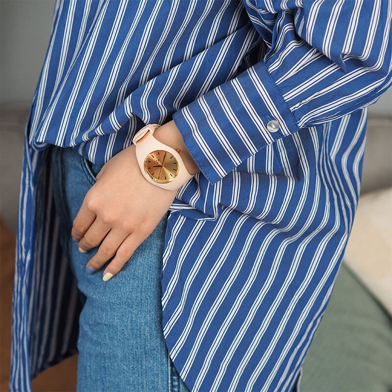 アイス ウォッチ 腕時計 ICE WATCH 時計 アイスサンセット sunset レディース 女性 ピンク ピンクベージュ ミディアム スポーツ アウトドア おすすめ おしゃれ ブランド プレゼント ギフト