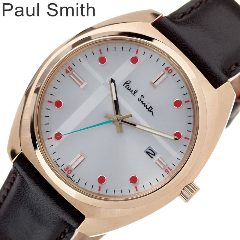 ポールスミス 腕時計 メンズ ポールスミス 腕時計 Paul smith 時計 メンズ KH2-821-90 男性 シルバー ブラウン ソーラー レザー ベルト 人気 おすすめ おしゃれ ブランド ロゴ プレゼント ギフト 彼氏 夫 旦那 定番 入学 入社 通学 通勤 会社 ビジネス スーツ 観光 旅行 遠足 新生活 卒業