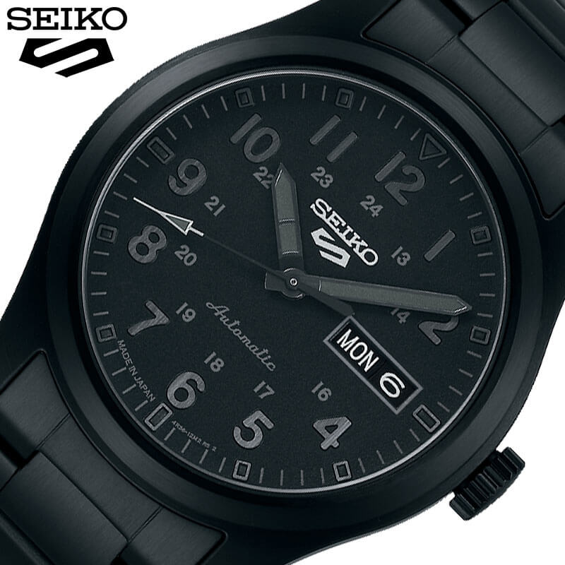 セイコー 腕時計 SEIKO 時計 ファイブスポーツ 5 SPORTS メンズ 男性 ブラック 機械 ...