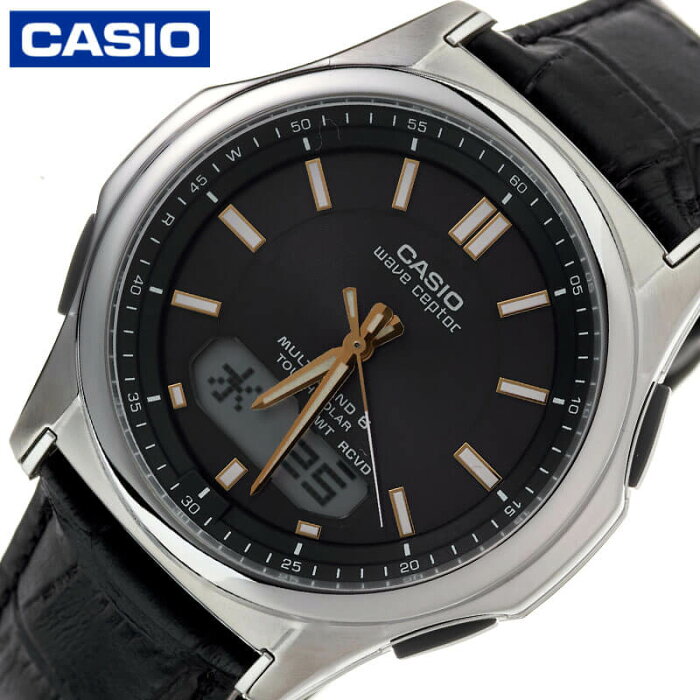 カシオ 腕時計 CASIO 時計 ウェーブセプター wave ceptor メンズ CASIO-WVA-M630L-1A2JF 男性 ブラック ソーラー ソーラー電波 電波ソーラー 人気 おすすめ おしゃれ ブランド 誕生日 プレゼント ギフト 定番 王道 父 父親 お父さん 旦那 夫 会社 通勤 スーツ 実用的