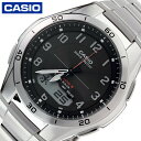 カシオ 腕時計 CASIO 時計 ウェーブセプター wave ceptor メンズ WVA-M640D-1A2JF 男性 ブラック シルバー ソーラー ソーラー電波 電波ソーラー 人気 ブランド プレゼント 定番 王道 父 父親 お父さん 旦那 夫 会社 通勤 スーツ 実用的 旅行 遠足 新生活 入学 卒業