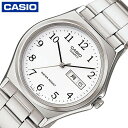 カシオ 腕時計 CASIO 時計 スタンダード STANDARD メンズ CASIO-MTP-1240DJ-7BJH 男性 ホワイト シルバー クォーツ おすす...