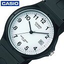 カシオ 腕時計 CASIO 時計 スタンダード STANDARD メンズ CASIO-MW-59-7BJH 男性 ホワイト ブラック クォーツ 人気 ブランド ...