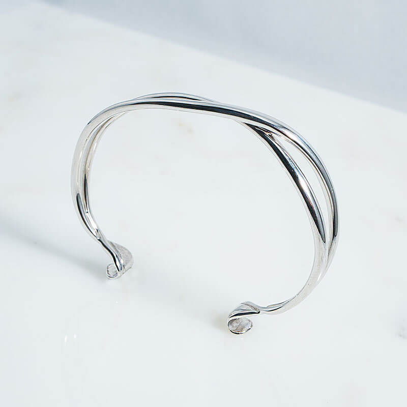 マトウ MATOW 日本製 バングル ベルト ブレスレット バンド アクセサリー アクセ 替えバンド 替えベルト レディース 女性 シルバー シルバー925 925 シンプル 細い 華奢 おすすめ おしゃれ ブランド 誕生日 記念日 彼女 友達 娘 嫁 さん プレゼント ギフト ホワイトデー