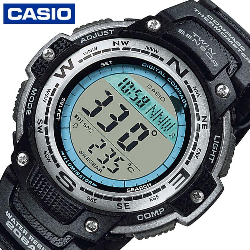 カシオ 腕時計 CASIO 時計 スポーツ ギア SPORTS GEAR メンズ CASIO-SGW-100J-1JH 男性 ブルー 液晶 ブラック クォーツ 人気 おすすめ おしゃれ ブランド 誕生日 プレゼント ギフト 祝い 父 父親 お父さん 夫 旦那 彼氏 観光 旅行 遠足 新生活 入学 卒業