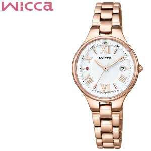 シチズン 腕時計 CITIZEN 時計 ウィッカ Wicca レディース KS1-864-11 女性 ホワイト ピンクゴールド 電波ソーラー ソーラー電波時計 人気 おしゃれ ブランド プレゼント シンプル キラキラ かわいい 妻 奥さん お母さん 母親 母 婚約 結婚 記念 新生活 入学 卒業