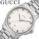 グッチ 腕時計 GUCCI 時計 Gタイムレス G-TIMELESS レディース YA1264028 女性 ホワイト シルバー イタリア ブランド 高級 人気 ファッション 仕事 大人 おすすめ おしゃれ プレゼント ギフト 観光 旅行 遠足 新生活 入学 卒業