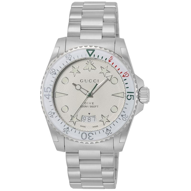 グッチ 腕時計 GUCCI 時計 ダイヴ DIVE ユニセックス YA136336 グレー シルバー イタリア ブランド 高級 capsule-10073142 ブランドアクセと腕時計のカプセル サンプル画像2