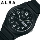 セイコー アルバ 腕時計 SEIKO ALBA 時計 メンズ ブラック シンプル 受験 面接 見やすい わかりやすい AQPJ411 おすすめ おしゃれ ブラン...