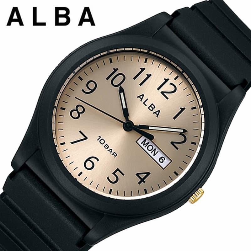 セイコー アルバ 腕時計（メンズ） セイコー アルバ 腕時計 SEIKO ALBA 時計 メンズ シャンパンゴールド シンプル 受験 面接 見やすい わかりやすい AQPJ412 人気 おすすめ おしゃれ ブランド プレゼント ギフト 観光 旅行 遠足 新生活 入学 卒業