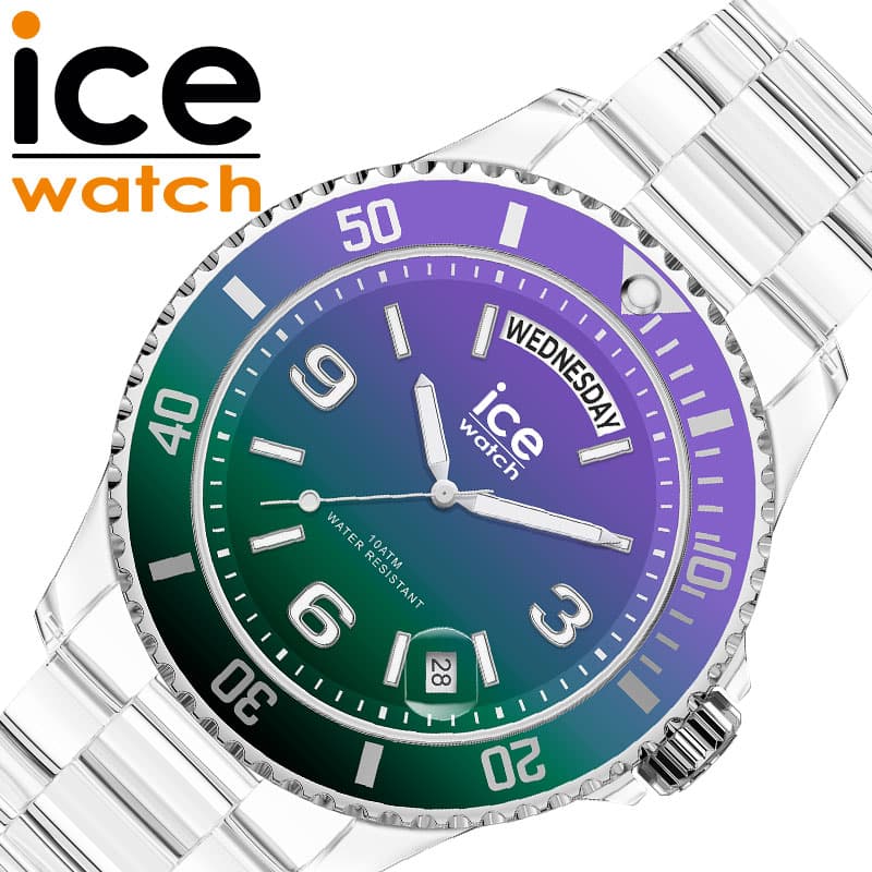 アイスウォッチ 腕時計 ICEWATCH 時計 アイス ウォッチ ICE WATCH アイスクリア サンセット CLEAR SUNSET メンズ レディース グラデー..