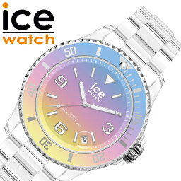 アイスウォッチ 腕時計 ICEWATCH 時計 アイス ウォッチ ICE WATCH アイスクリア サンセット CLEAR SUNSET 女性 向け レディース グラデーション 夏 透明 クリア 海 カラフル かわいい スモール 防水 アウトドア 軽い 21439 人気 おしゃれ ブランド 新生活 入学 卒業