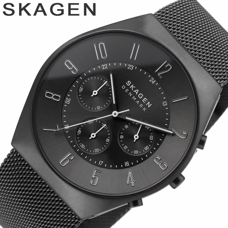 スカーゲン 腕時計（メンズ） ＼息子さんへのプレゼントに／スカーゲン 腕時計 SKAGEN 時計 メンズ SKW6821 男性 チャコールグレー クォーツ 電池式 人気 ブランド プレゼント ギフト 学生 彼氏 夫 旦那 記念日 仕事 スーツ オフィス 営業職 フォーマル 就職祝い 旅行 遠足 新生活 入学 卒業