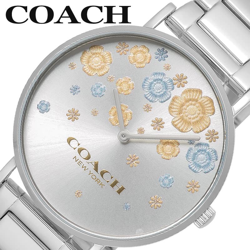 コーチ 腕時計 COACH 時計 ペリー PERRY レディース ホワイトパール ラグジュアリー カジュアル ファッション デート シンプル お出かけ 大学 アナログ かわいい カワイイ CO-14000065 人気 おしゃれ ブランド プレゼント ギフト 節目 お祝い 観光 旅行 新生活