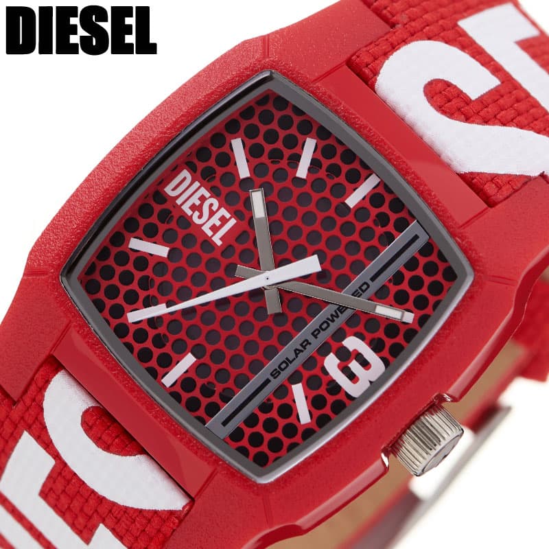 【29%OFF 8140円引】 ディーゼル 腕時計 DIESEL 時計 クリフハンガー CLIFFHANGER ユニセックス DZ2168 レッド ソーラー 大人カジュアル スーツ デザイン 本格 贈り物 彼氏 夫 お祝い 卒業 入学 進学 研修 合格 転勤 景品 おしゃれ ブランド プレゼント クリスマス ギフト