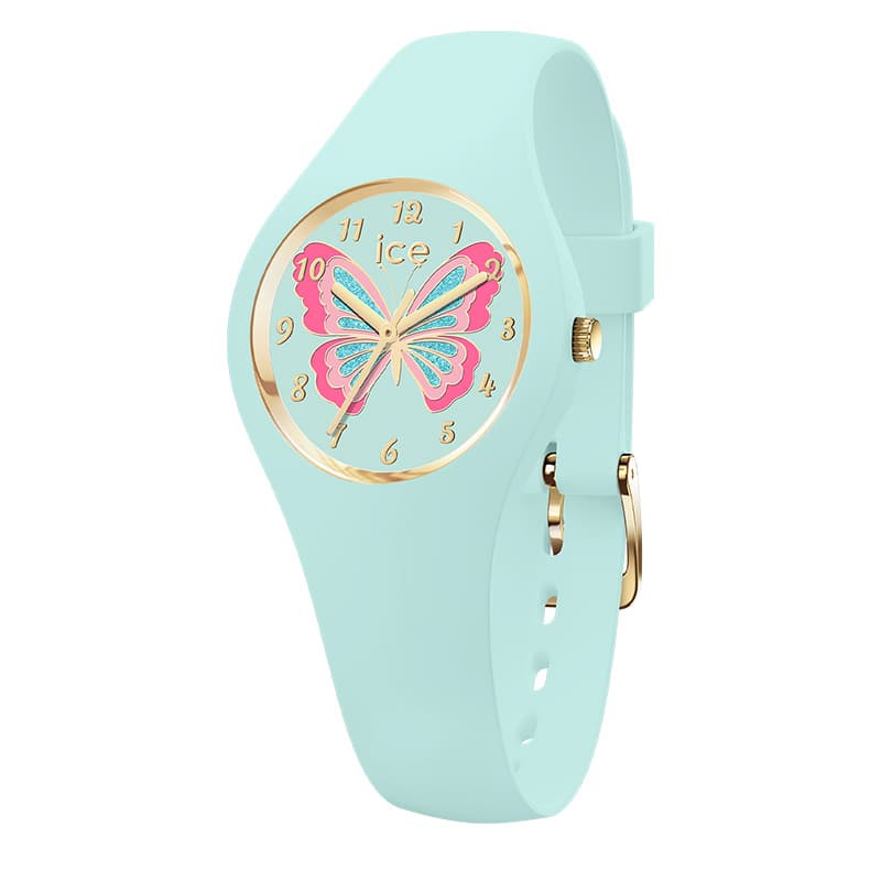 アイス ウォッチ 腕時計 ICE WATCH 時計 アイスファンタジア バタフライ FANTASIA BUTTERFLY キッズ ICE-021953 子ども 女の子グリーン 時計デビュー かわいい 可愛い 定番 シリコン 清潔 小さい 子供 ブランド プレゼント ギフト