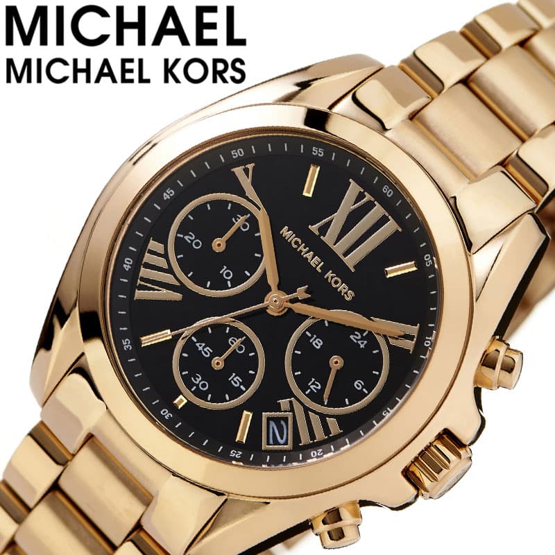 マイケルコース マイケル コース 腕時計 MICHAEL KORS 時計 ブラッド ショー Brad shaw レディース MK6959 女性 ブラック ゴールド 大人カジュアル スーツ 本格 贈り物 彼氏 旦那 夫 お祝い 卒業 入学 進学 合格 転勤 景品 人気 おしゃれ ブランド プレゼント 新生活