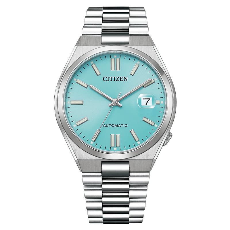 シチズン 腕時計 CITIZEN 時計 シチズンコレクション ツヨサコレクション COLLECTION TSUYOSA ユニセックス NJ0151-88M ブルー シルバー 機械式 自動巻き かわいい 綺麗 シンプル デザイン 彼氏 彼女 おしゃれ ブランド