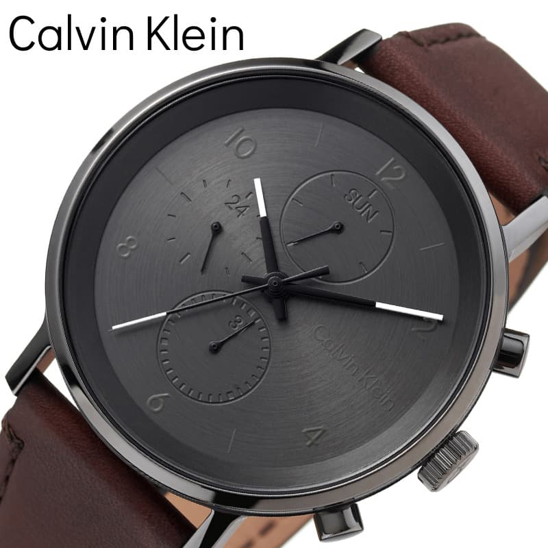 カルバンクライン 腕時計（メンズ） 【35%OFF \12,529-円引】カルバンクライン 腕時計 Calvin Klein 時計 モダンマルチファンクション メンズ 25200110 男性 メタルブラック ブラウン デザイン 本格 こだわり 贈り物 上品 モダン 大人 シンプル きれいめ 彼氏 旦那 夫 人気 おしゃれ ブランド プレゼント ギフト