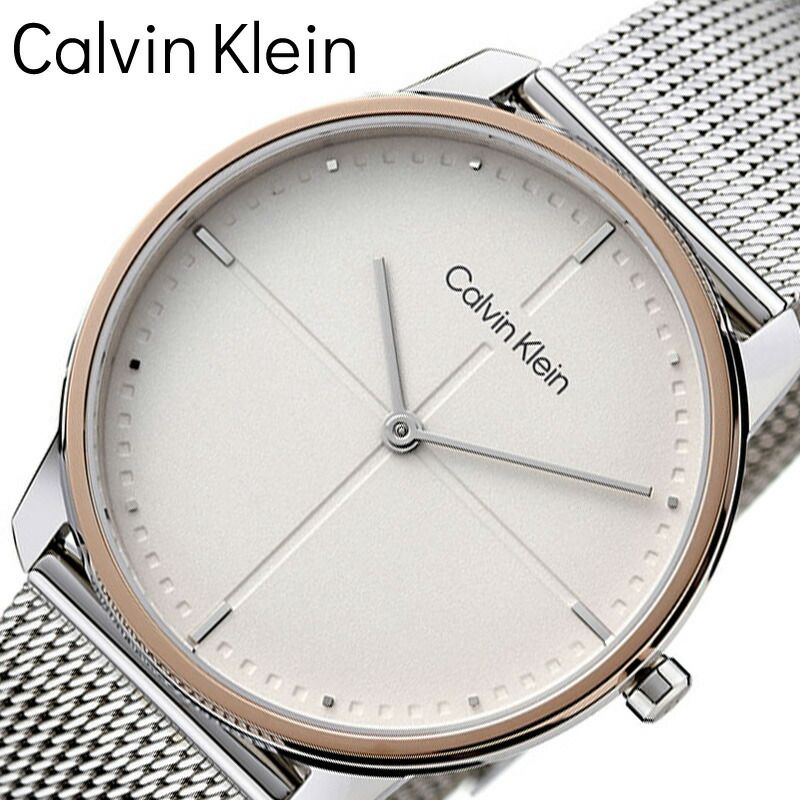 カルバンクライン 腕時計（レディース） カルバンクライン 腕時計 Calvin Klein 時計 エクスプレッション Expression レディース 25200157 女性 ピンクホワイト シルバー デザイン 本格 こだわり 贈り物 上品 モダン 大人 シンプル きれいめ 彼女 妻 恋人 人気 おしゃれ ブランド プレゼント 新生活 入学 卒業