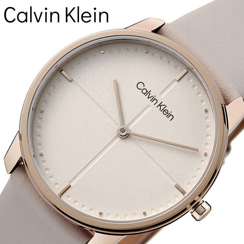 カルバンクライン 腕時計（レディース） カルバンクライン 腕時計 Calvin Klein 時計 エクスプレッション Expression レディース 25200162 女性 ベージュ ピンク ホワイト デザイン 本格 こだわり 贈り物 上品 モダン 大人 シンプル きれいめ 彼女 恋人 人気 おしゃれ ブランド プレゼント 新生活 入学 卒業