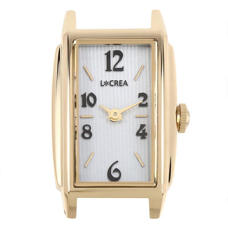 ルクレア 腕時計 LCREA 時計 レクタングル レディース ゴールド ソーラー ビジネス 女性 電池交換不要 日本製 かわいい ファッション made in japanエレガンス ブランド プレゼント ホワイトデー ギフト LC2002-GPMGP