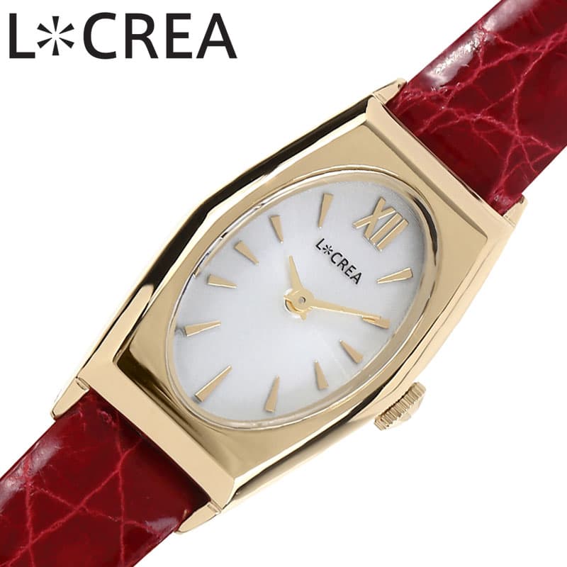 F, H, W - ルクレア 腕時計 LCREA 時計 オヴァール レディース ゴールド ソーラー ビジネス 女性 電池交換不要 日本製 かわいい ファッション made in japan高級感 エレガンス ブランド プレゼント 新社会人 入学 卒業 ギフト LC2003-GPCRD 母の日
