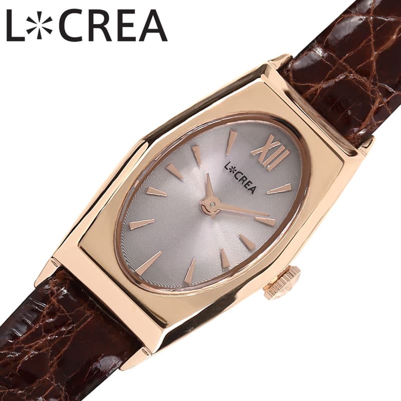 SEIKO - ルクレア 腕時計 LCREA 時計 オヴァール レディース ピンクゴールド ソーラー ビジネス 女性 電池交換不要 日本製 かわいい ファッション made in japanエレガンス ブランド プレゼント 新社会人 入学 卒業 ギフト LC2003-PGCBR 母の日