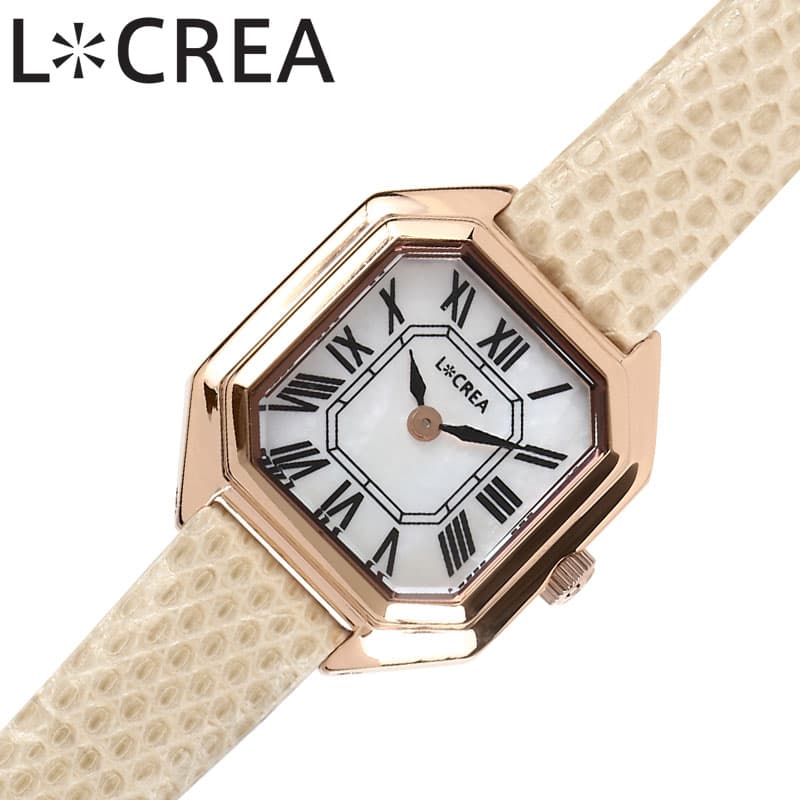 BVLGARI - ルクレア 腕時計 LCREA 時計 キャレ CARRE レディース ピンクゴールド ソーラー カレ ビジネス 女性 電池交換不要 日本製 かわいい ファッション made in japan おすすめ ブランド プレゼント 新社会人 入学 卒業 ギフト LC2004-PGRIV 母の日