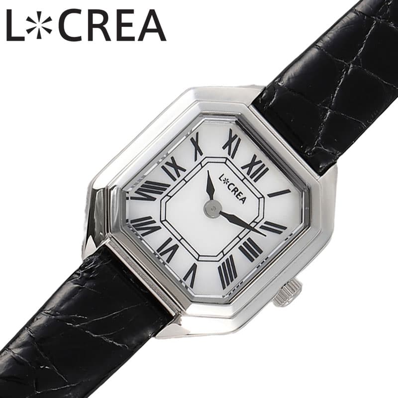 乐天商城 - ルクレア 腕時計 LCREA 時計 キャレ CARRE レディース シルバー ソーラー カレ ビジネス 女性 電池交換不要 日本製 かわいい ファッション made in japanエレガンス ブランド プレゼント 新社会人 入学 卒業 ギフト LC2004-SSWHCBK 母の日